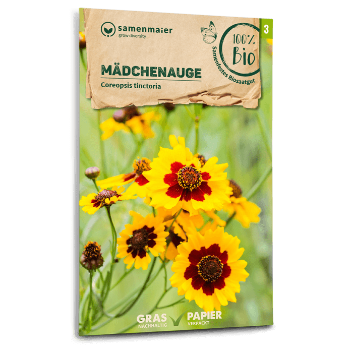 plantura-bio-m-dchenauge-coreopsis-tinctoria-bio-blumensaatgut image 1