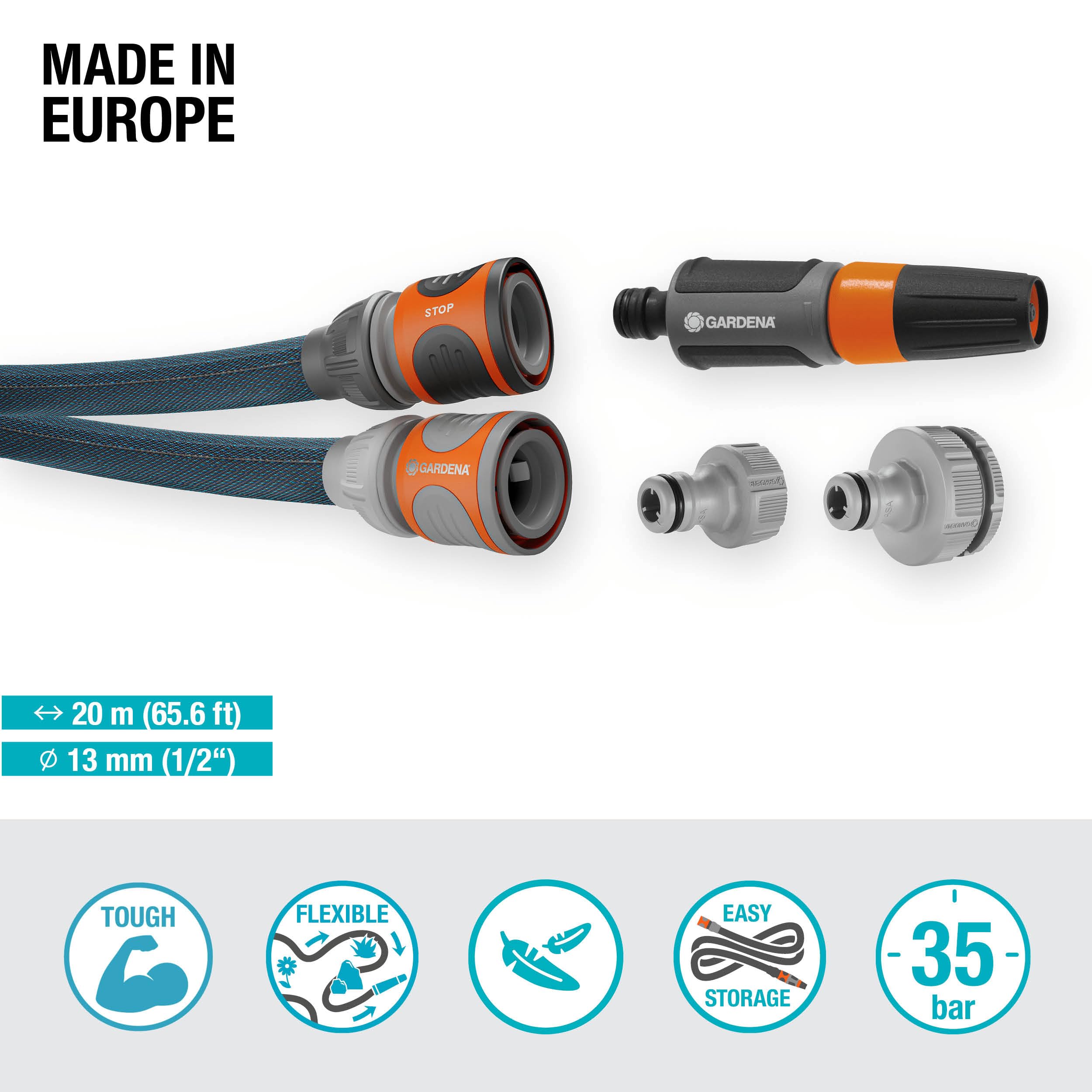 gardena-liano-xtreme-1-2-zoll-gartenschlauch-set-20-m-18470-20 image 2