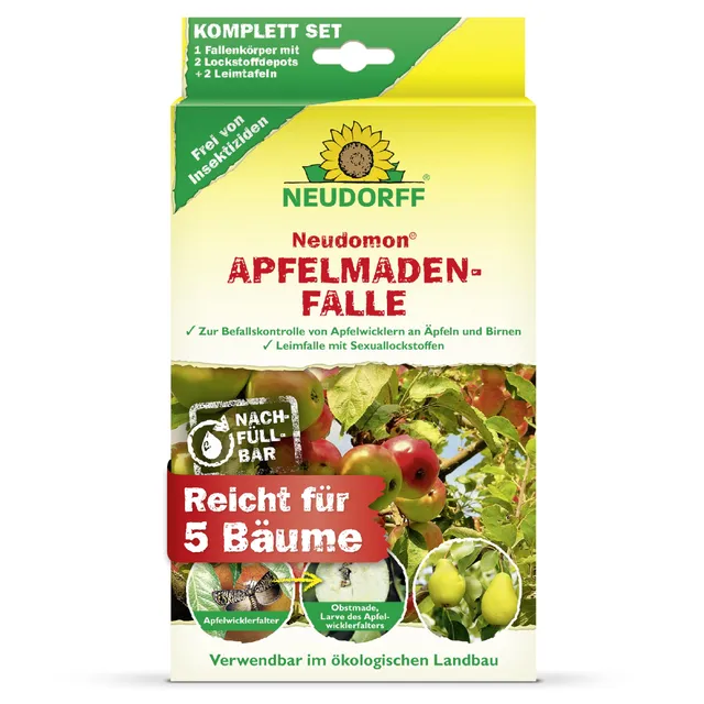 neudorff-neudomon-apfelmadenfalle-nachf-llbare-pheromon-leimfalle-gegen-apfelwic image 1