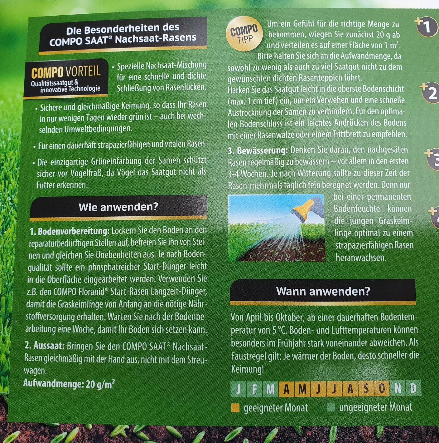 Volle Punktzahl vom Schrebergärtner