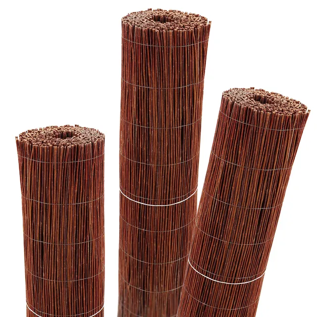 aquagart-weidenmatte-5-m-x-150-cm-sichtschutzmatte-aus-weide-mit-drahtumspannung image 1