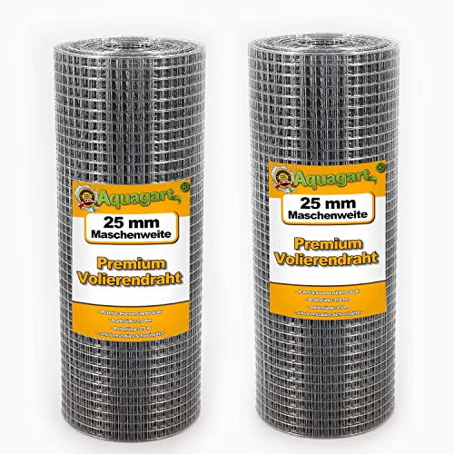 aquagart-volierendraht-hasendraht-150-m-x-0-5-m-25-mm-masche-verzinkt image 8