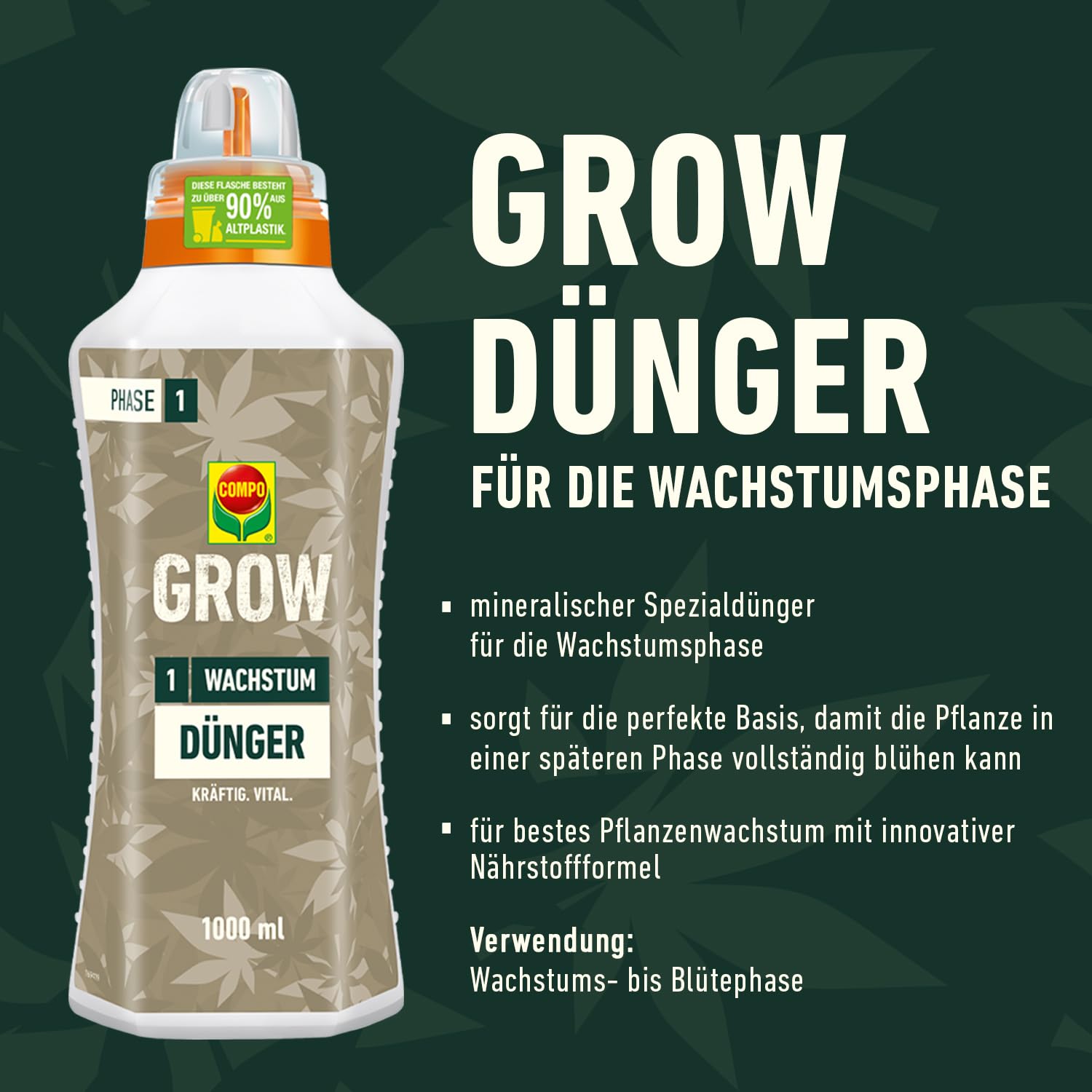 compo-grow-wachstum-d-nger-1-l-mineralisch-f-r-indoor-outdoor image 2