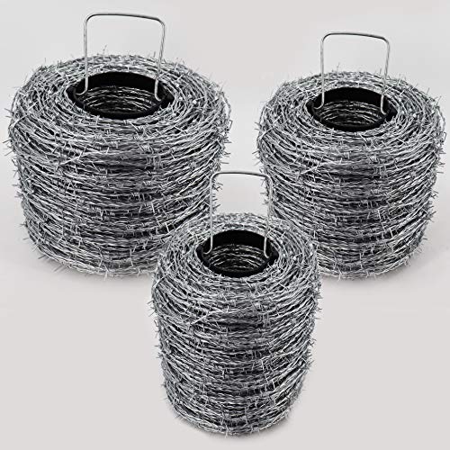 aquagart-stacheldraht-verzinkt-100-m-1-6-1-7-mm-4-spitzig-10-cm-abstand image 5
