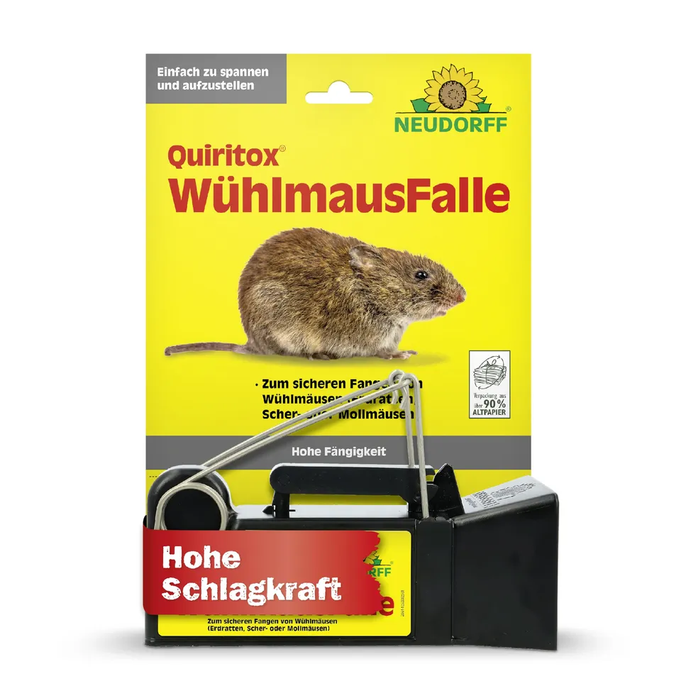 neudorff-quiritox-w-hlmausfalle-wiederverwendbare-schlagfalle-mit-hoher-schlagkr image 1