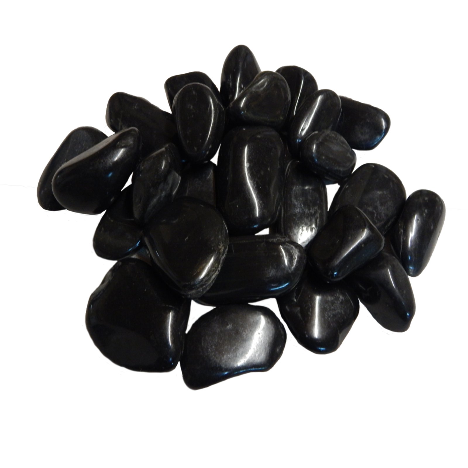 aquagart-glanzkies-polierte-kieselsteine-schwarz-40-80-mm-20-kg image 1