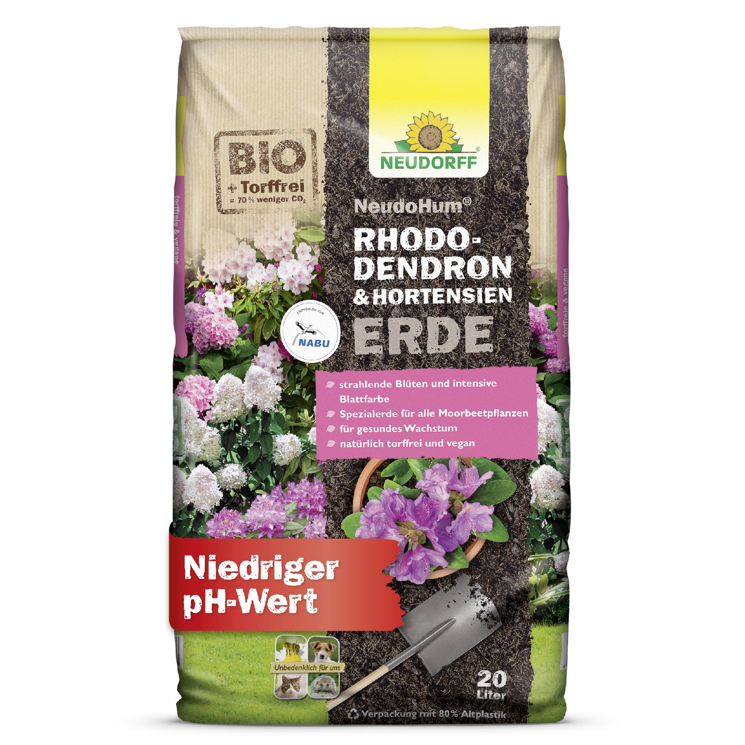 neudorff-neudohum-rhododendron-hortensienerde-20-l-torffrei image 1