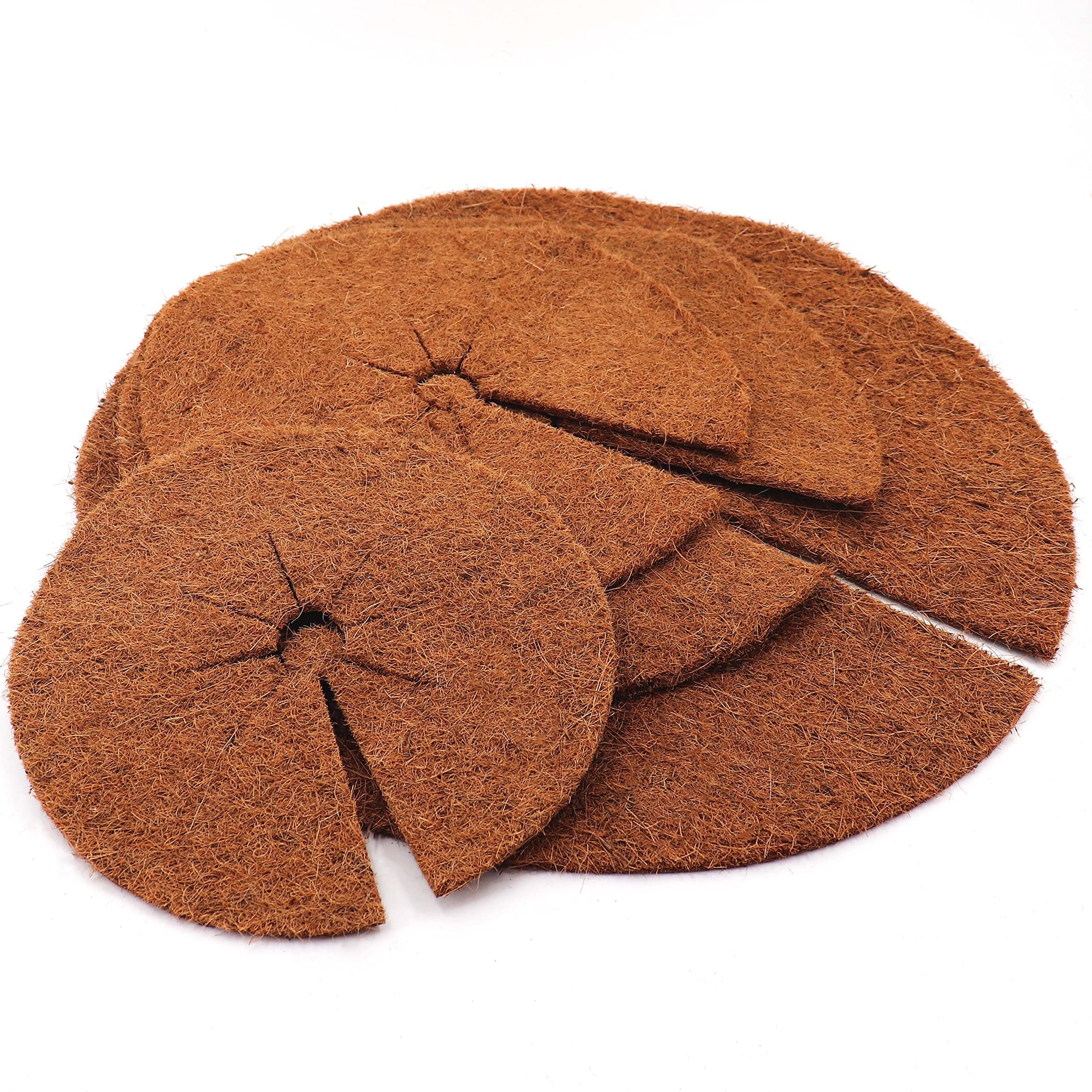 aquagart-kokos-mulchscheiben-5-st-ck-30-cm-durchmesser-winterschutz-unkrautschut image 1