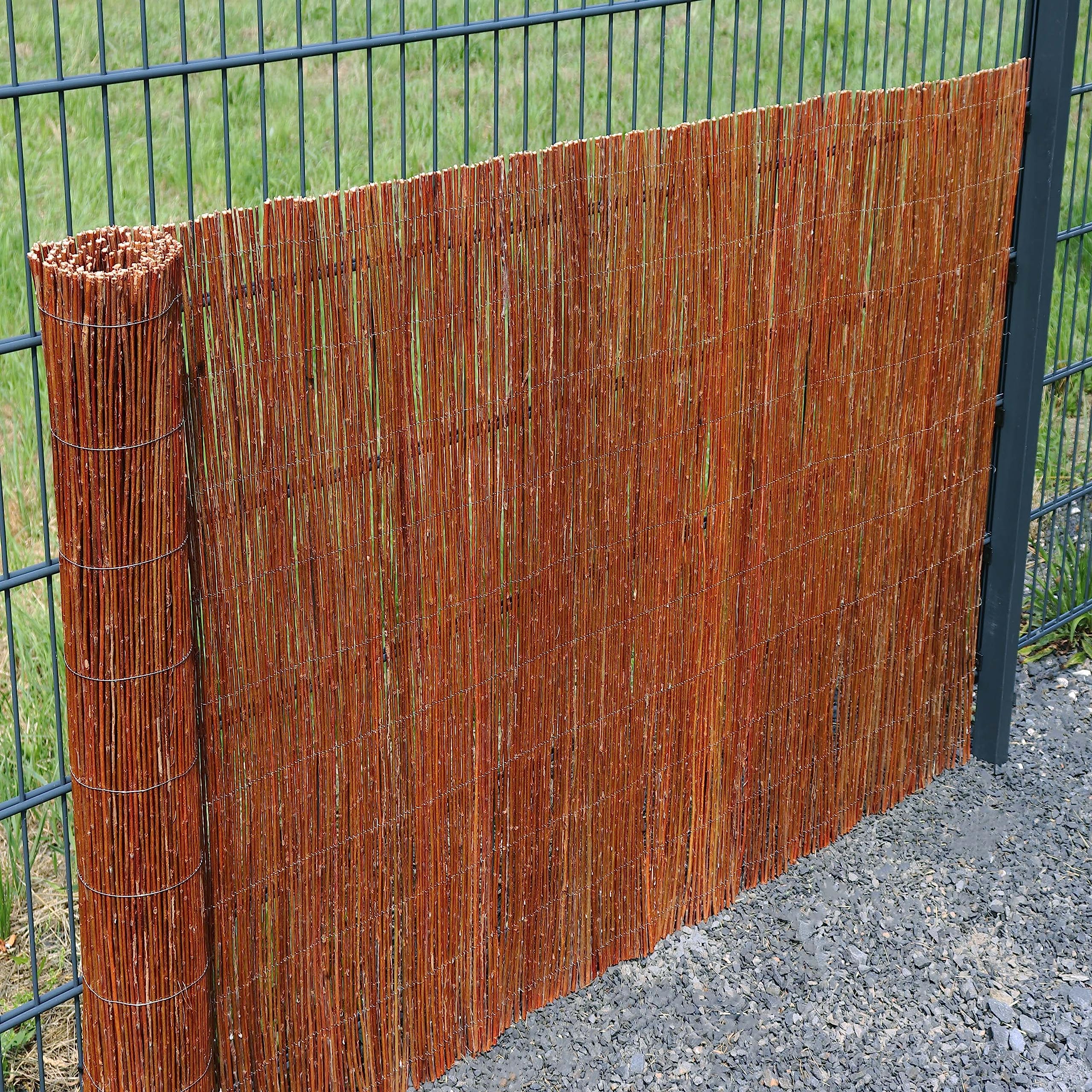 aquagart-weidenmatte-5-m-x-150-cm-sichtschutzmatte-aus-weide-mit-drahtumspannung image 7