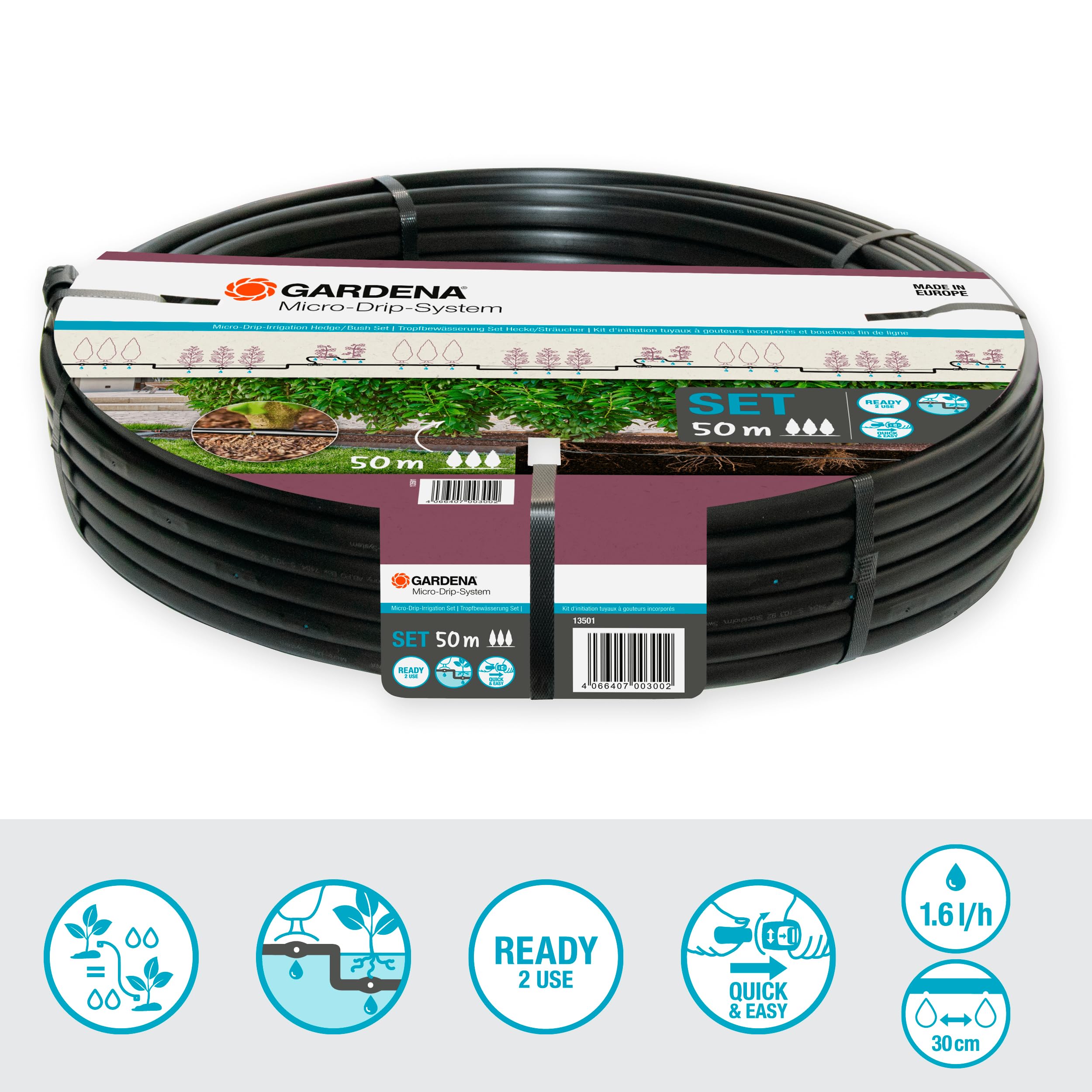 gardena-micro-drip-system-set-str-ucher-hecken-50-m-tropfbew-sserung-mit-basisge image 2