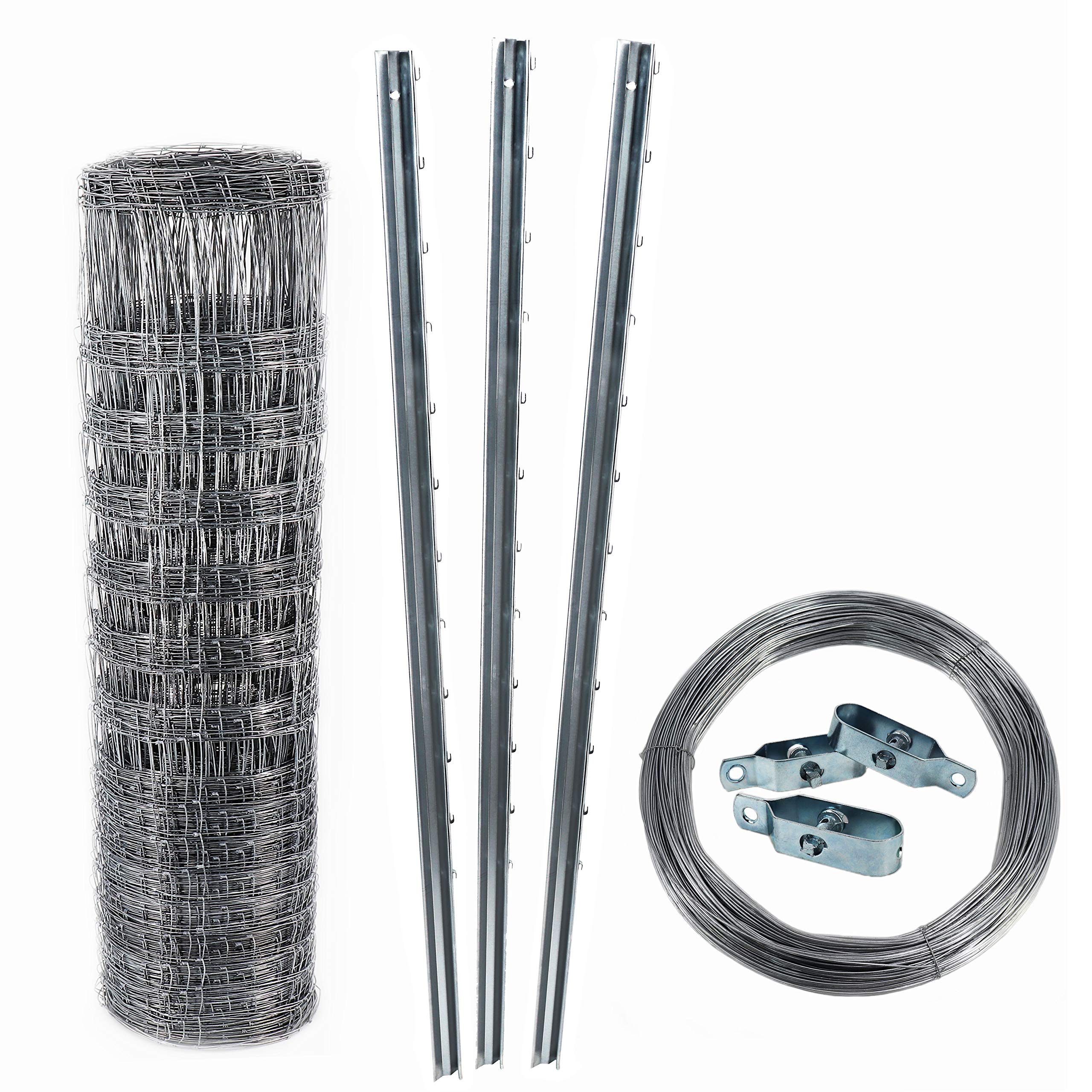 aquagart-wildzaun-set-komplettpaket-50-m-wildschutzzaun-125-13-30-mit-z-profil-p image 1