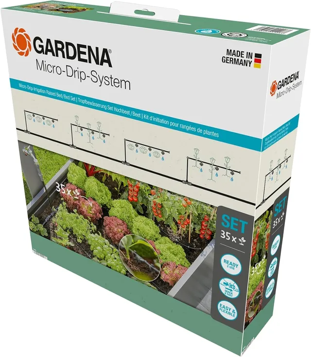 gardena-micro-drip-system-tropfbew-sserung-set-hochbeet-beet-f-r-35-pflanzen image 1