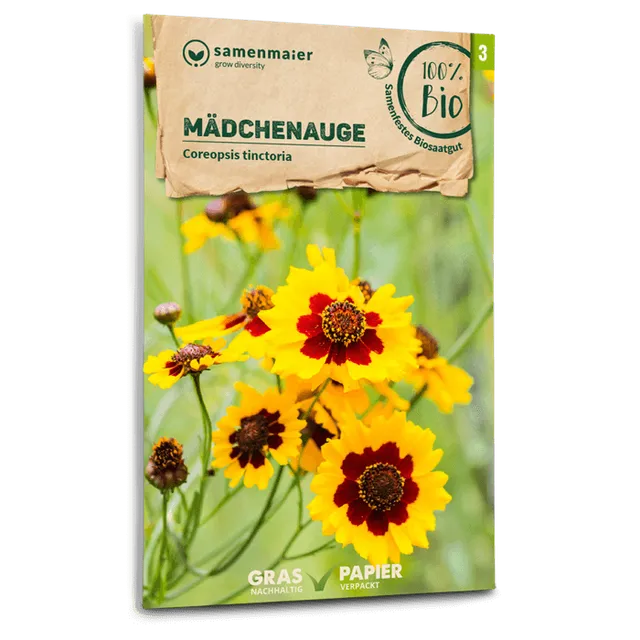 plantura-bio-m-dchenauge-coreopsis-tinctoria-bio-blumensaatgut image 1