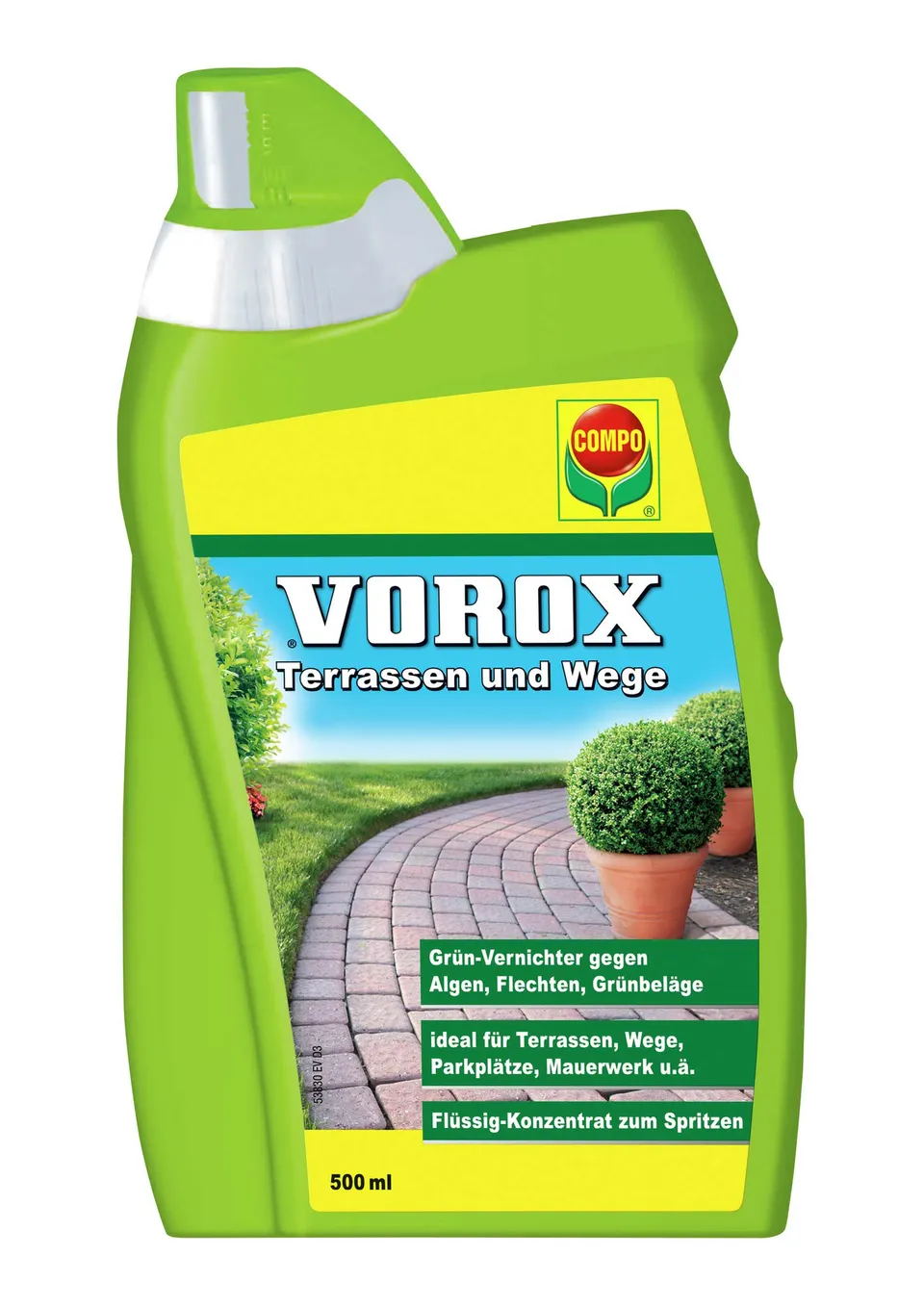 compo-vorox-terrassen-und-wege-500-ml-gr-nvernichter-konzentrat image 1