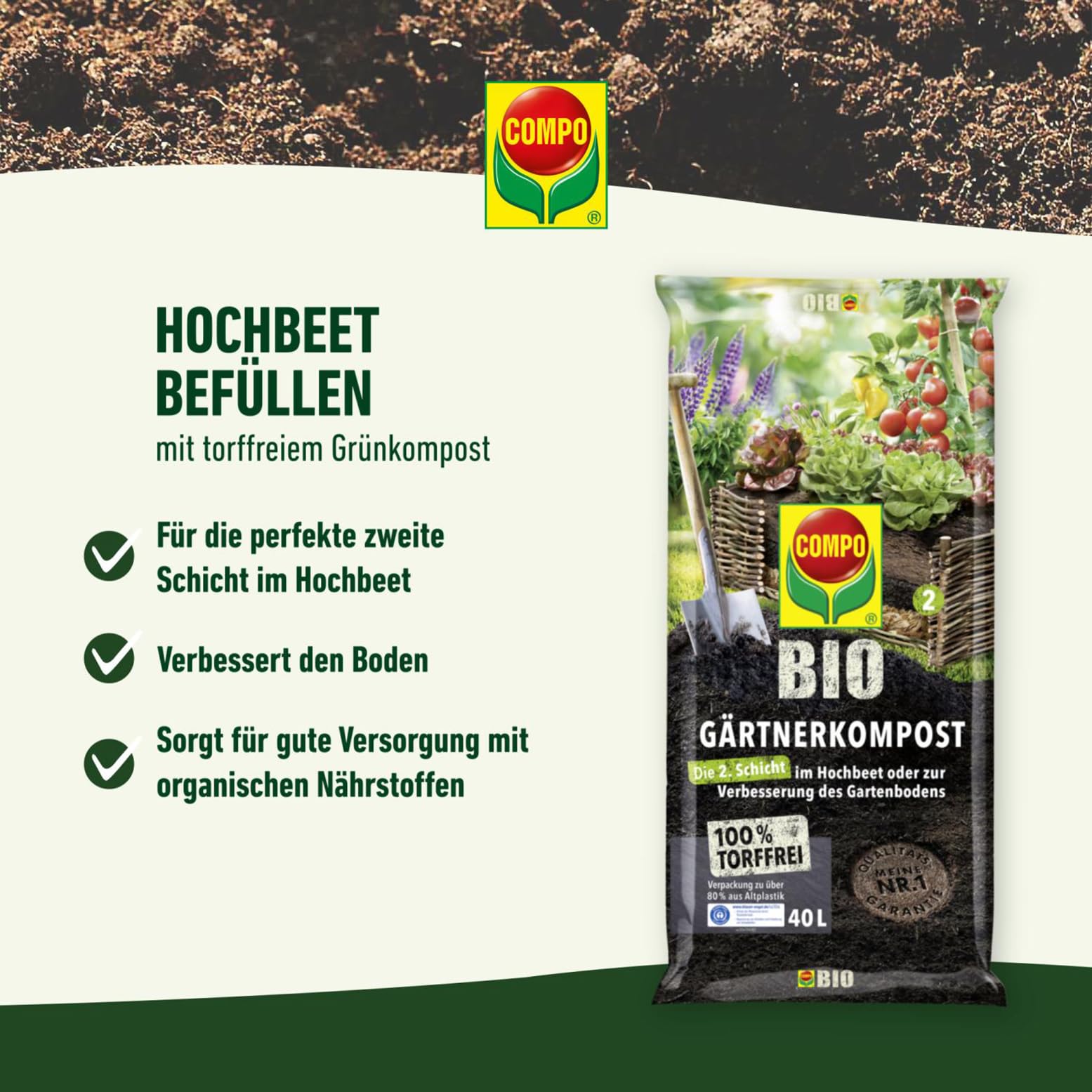 compo-bio-g-rtnerkompost-40-l-torffreier-gr-nkompost-f-r-hochbeet-und-gartenbode image 2