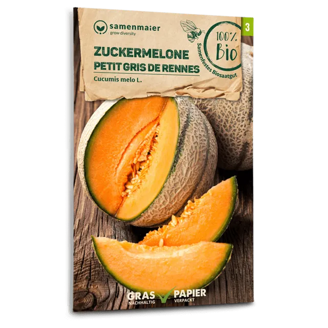 plantura-bio-zuckermelone-petit-gris-de-rennes-bio-saatgut image 1