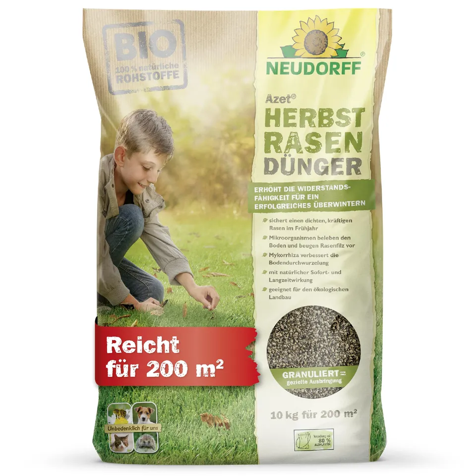 neudorff-azet-herbstrasend-nger-10-kg-bio-npk-7-3-10-mit-mykorrhiza image 1