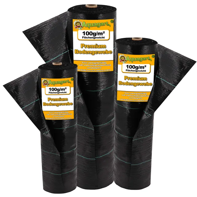 aquagart-bodengewebe-unkrautfolie-100g-24-m-2-m-breit-schwarz-10-erdanker image 1