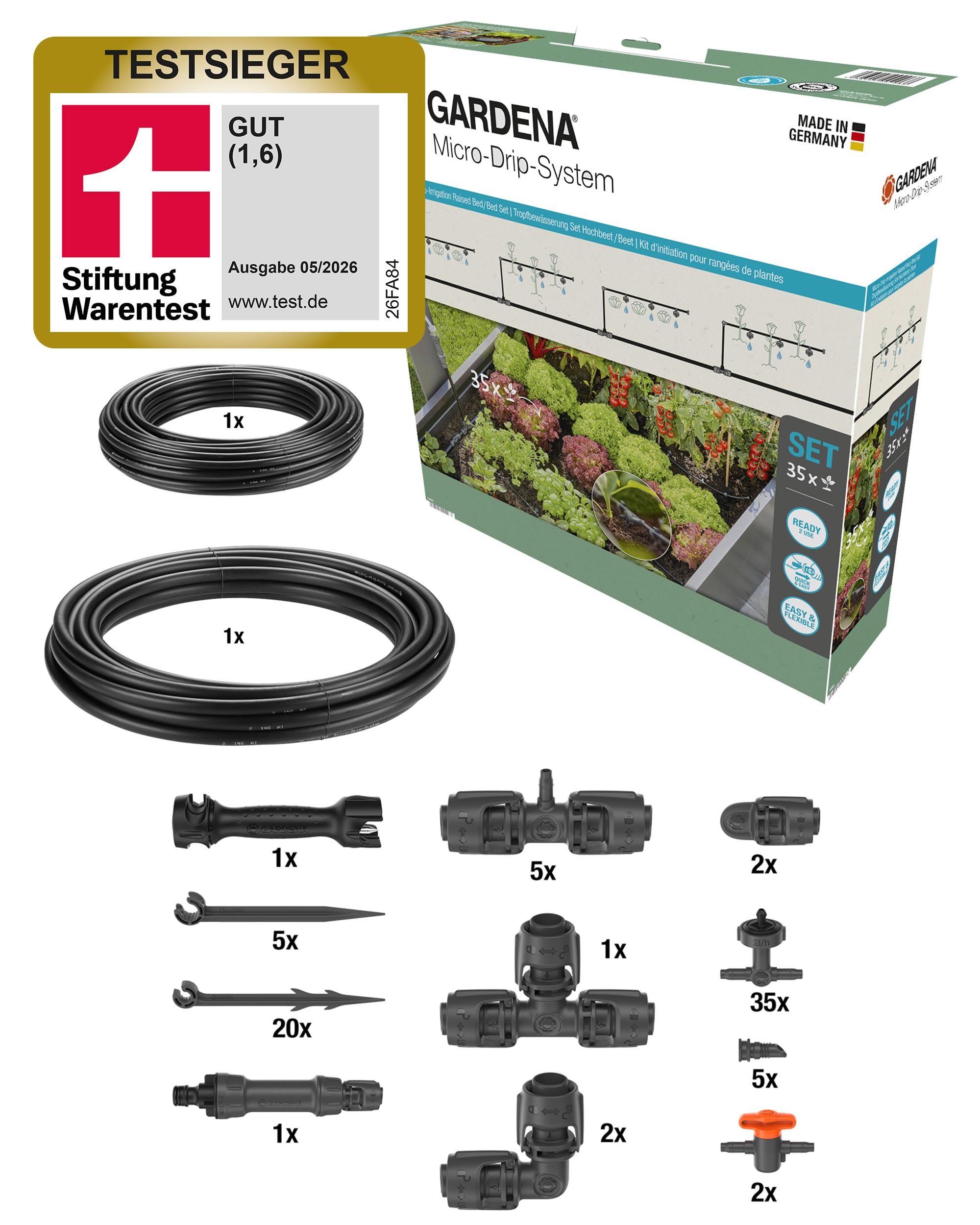 gardena-micro-drip-system-tropfbew-sserung-set-hochbeet-beet-f-r-35-pflanzen image 2