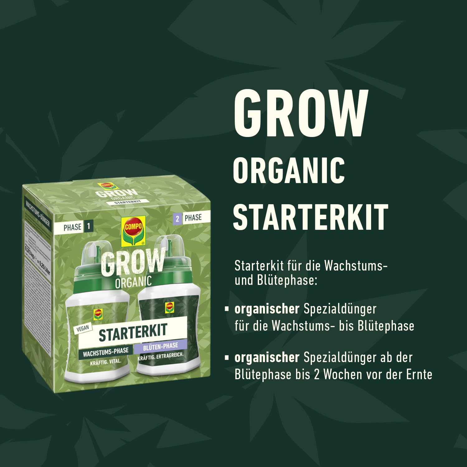 compo-grow-organic-starterkit-spezialkulturen-d-nger-2x250-ml image 2