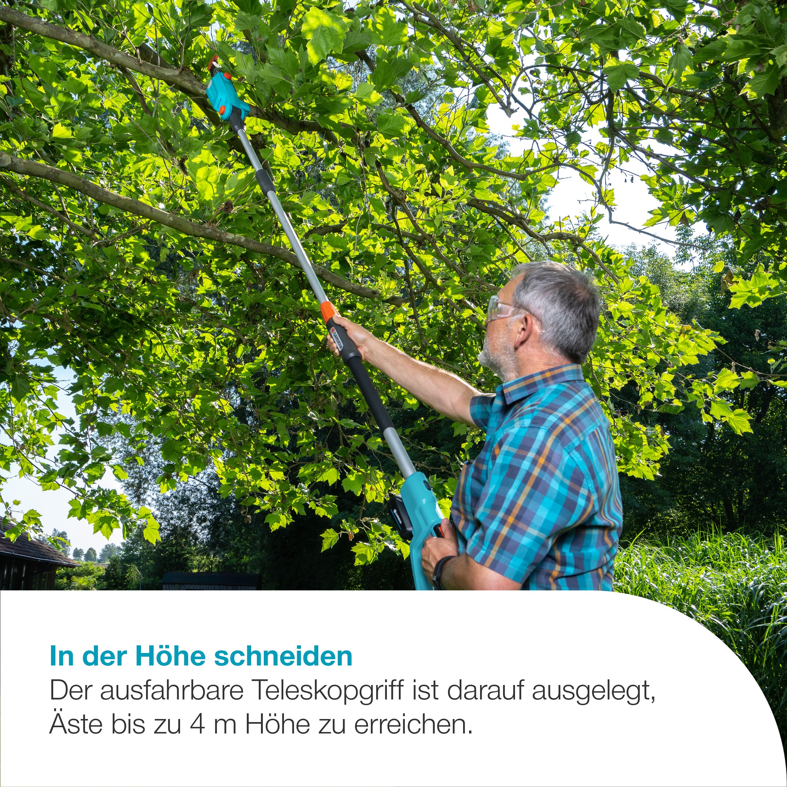 gardena-akku-teleskop-hochentaster-tcs-20-18v-p4a-ready-to-use-set-14770-20-bis- image 2