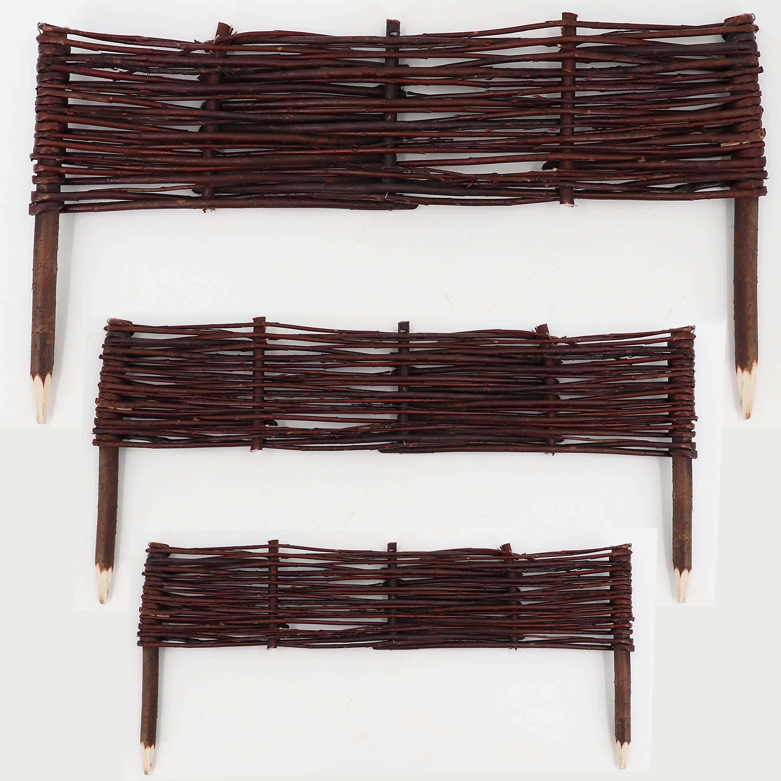 aquagart-beeteinfassungen-aus-weide-5-st-ck-30x100-cm-beetbegrenzung-steckzaun image 1