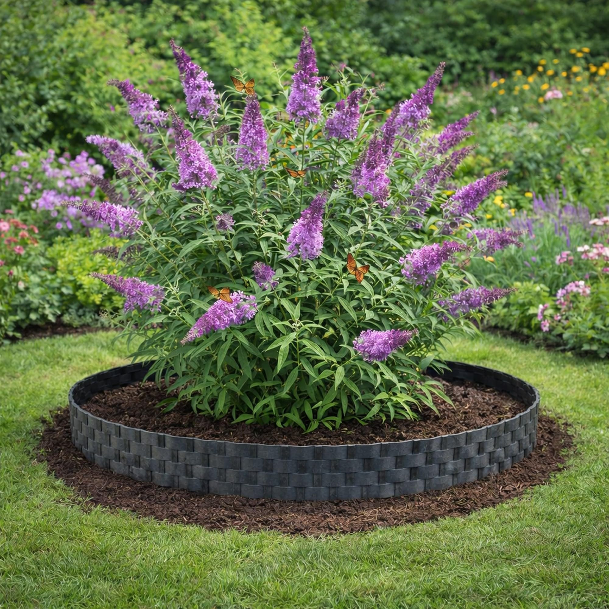 aquagart-rasenkante-rattanoptik-anthrazit-8x80-cm-kunststoff-beeteinfassung-4er- image 6