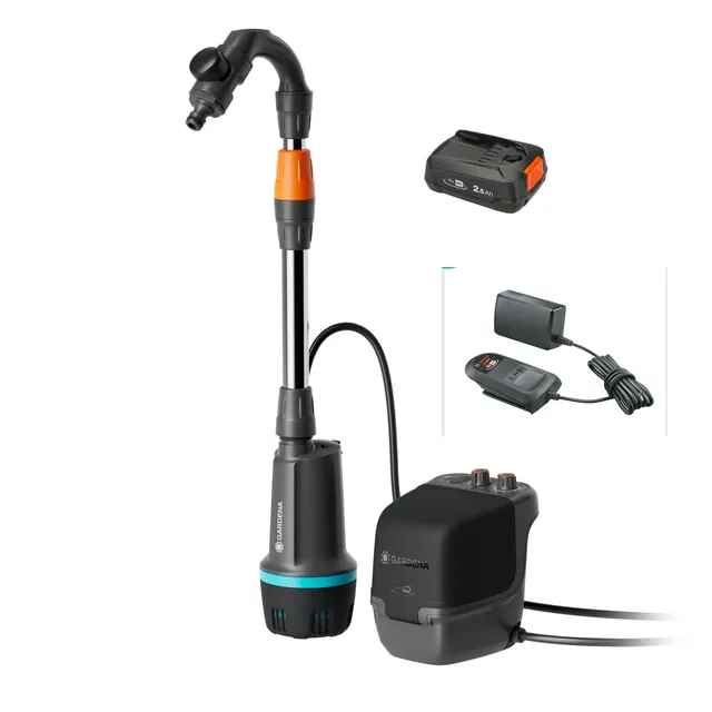 gardena-akku-regenfasspumpe-2600-comfort-18v-p4a-ready-to-use-set image 1