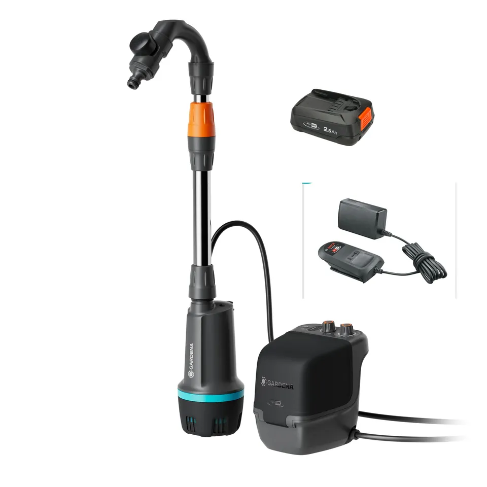 gardena-akku-regenfasspumpe-2600-comfort-18v-p4a-ready-to-use-set image 1
