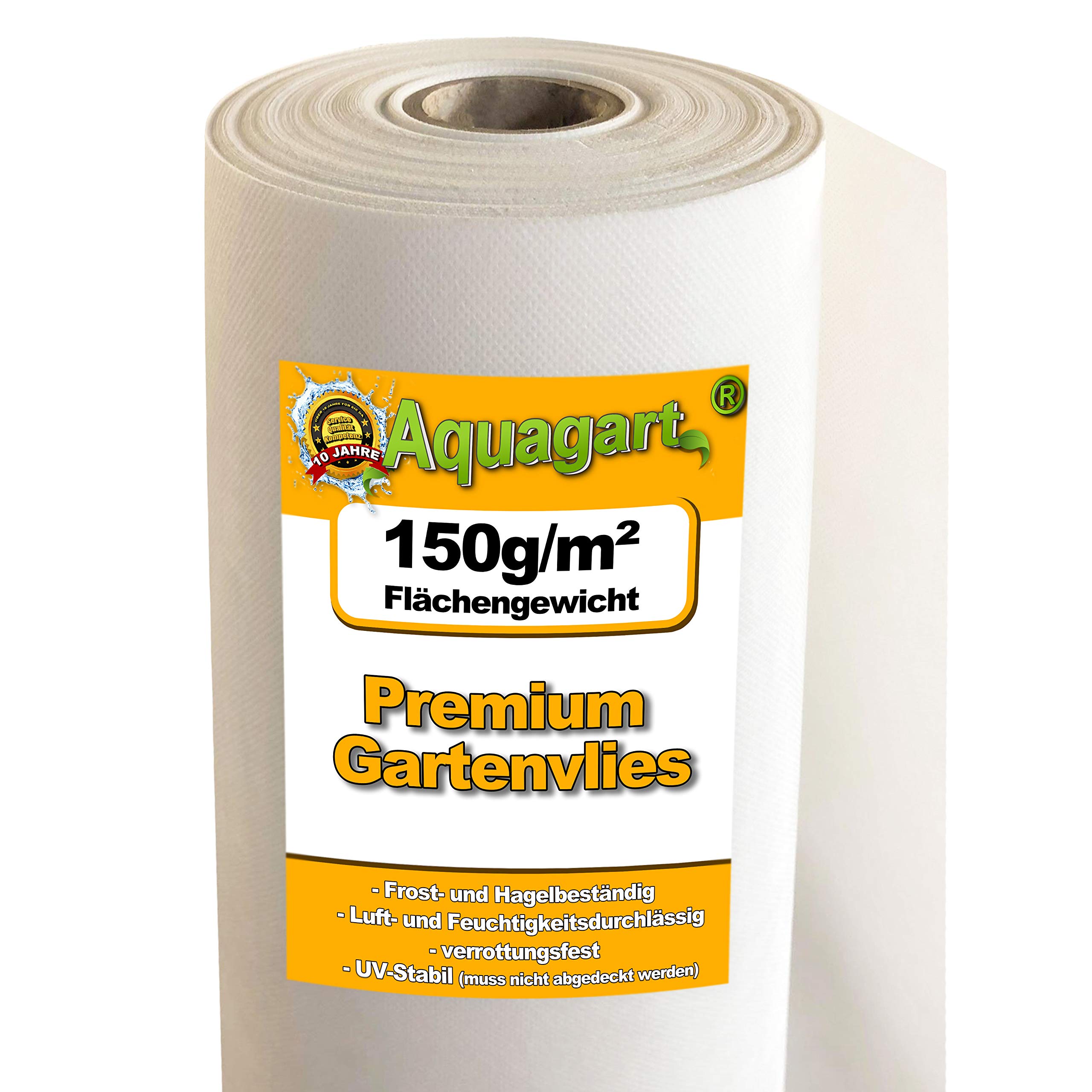 aquagart-gartenvlies-unkrautvlies-150g-m-wei-1m-breit-60m-mulchvlies image 1