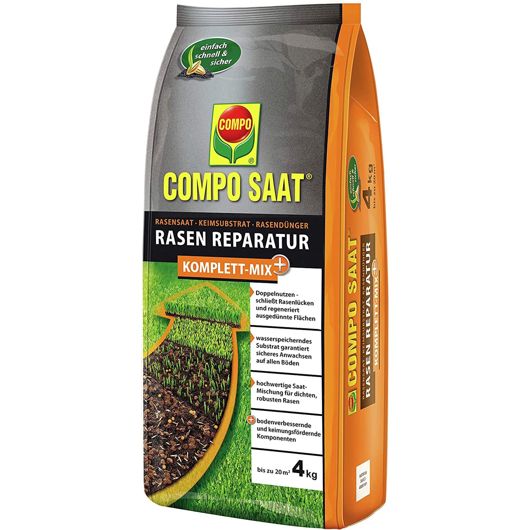 compo-saat-rasen-reparatur-komplett-mix-4-kg-f-r-bis-zu-20-m image 1