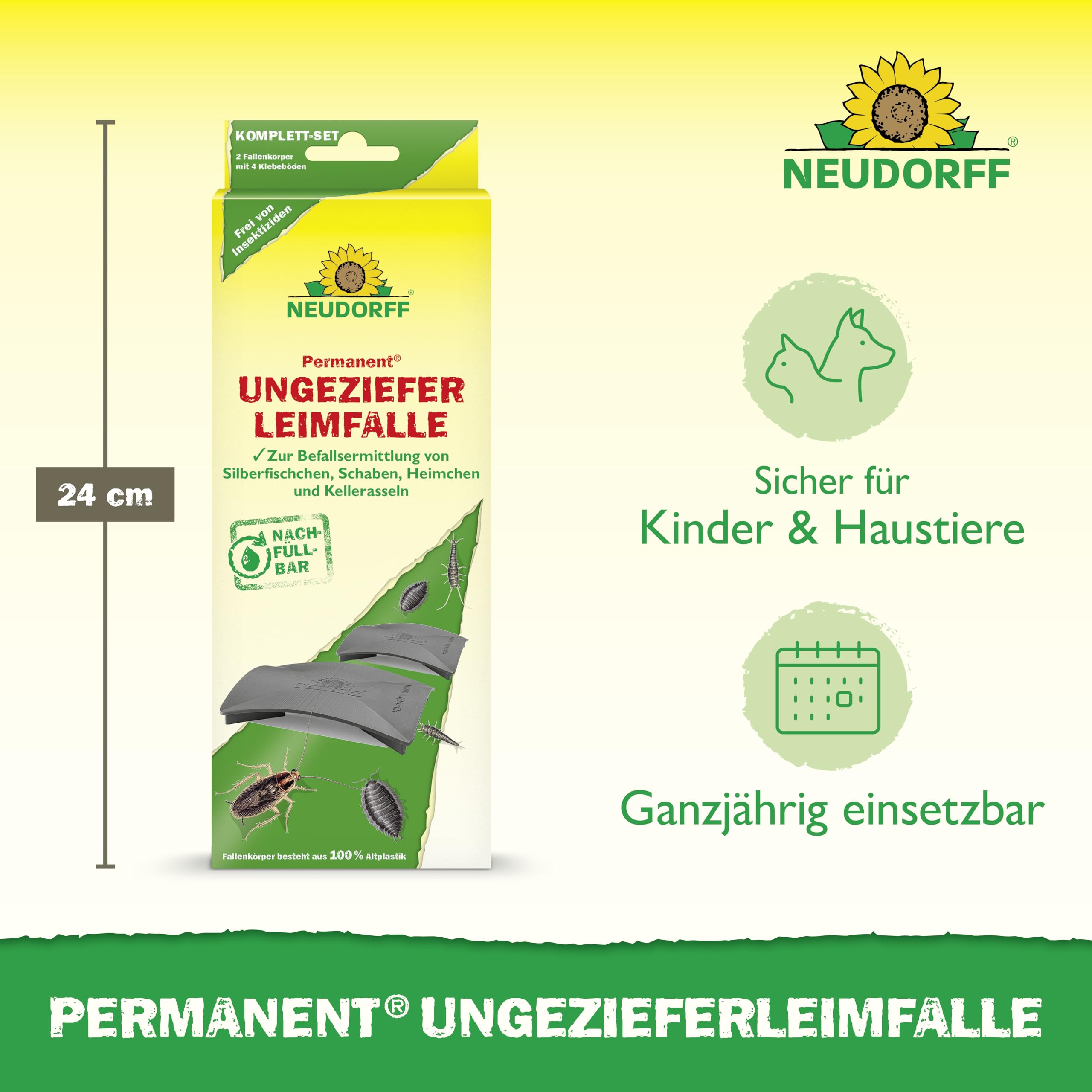 neudorff-permanent-ungezieferleimfalle-insektizidfreie-klebefalle-gegen-silberfi image 3