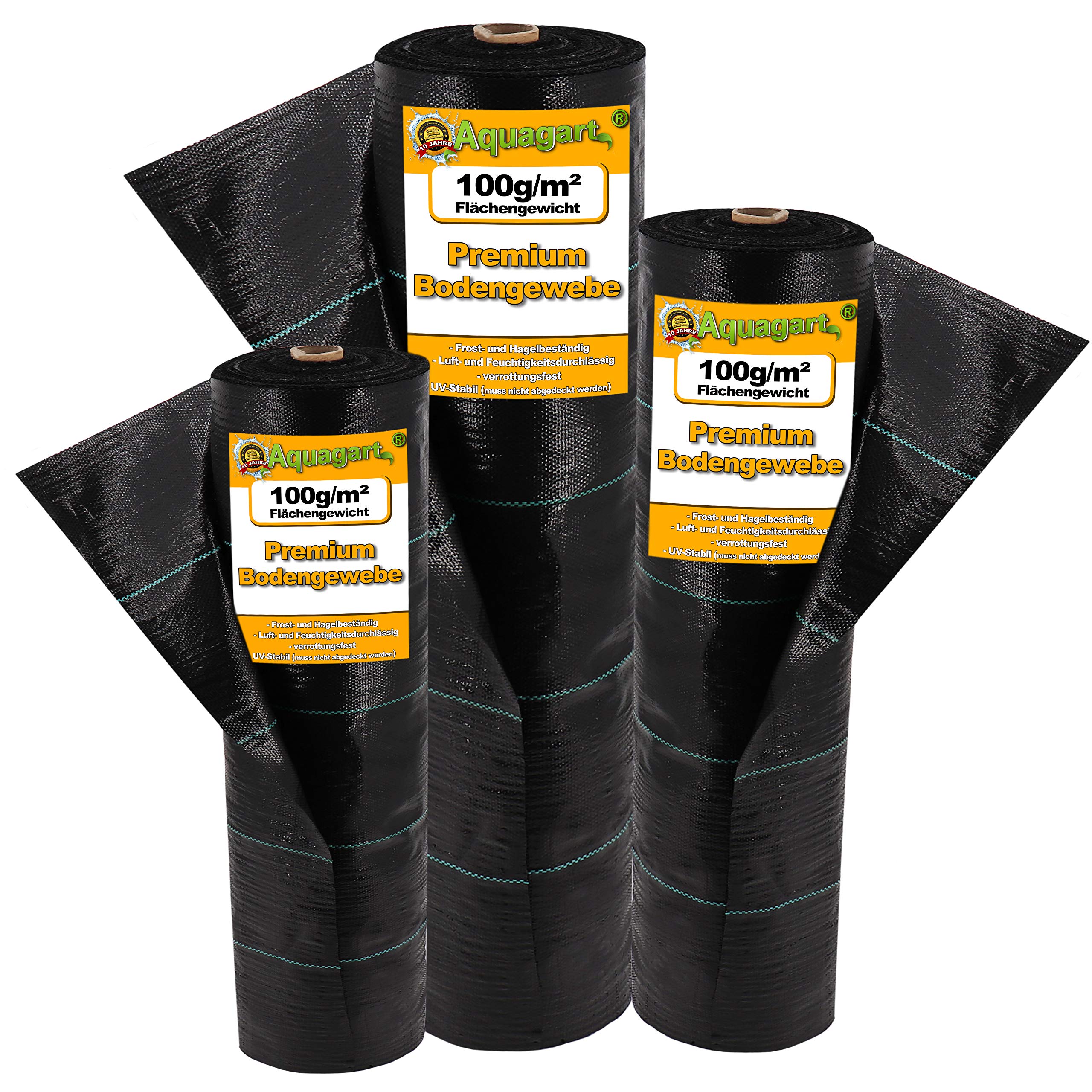 aquagart-bodengewebe-unkrautfolie-100g-24-m-2-m-breit-schwarz-10-erdanker image 1