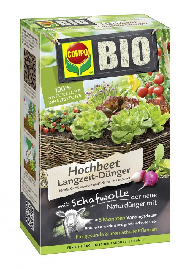 compo-bio-hochbeet-langzeit-d-nger-mit-schafwolle-750-g-5-monate-wirkung image 1