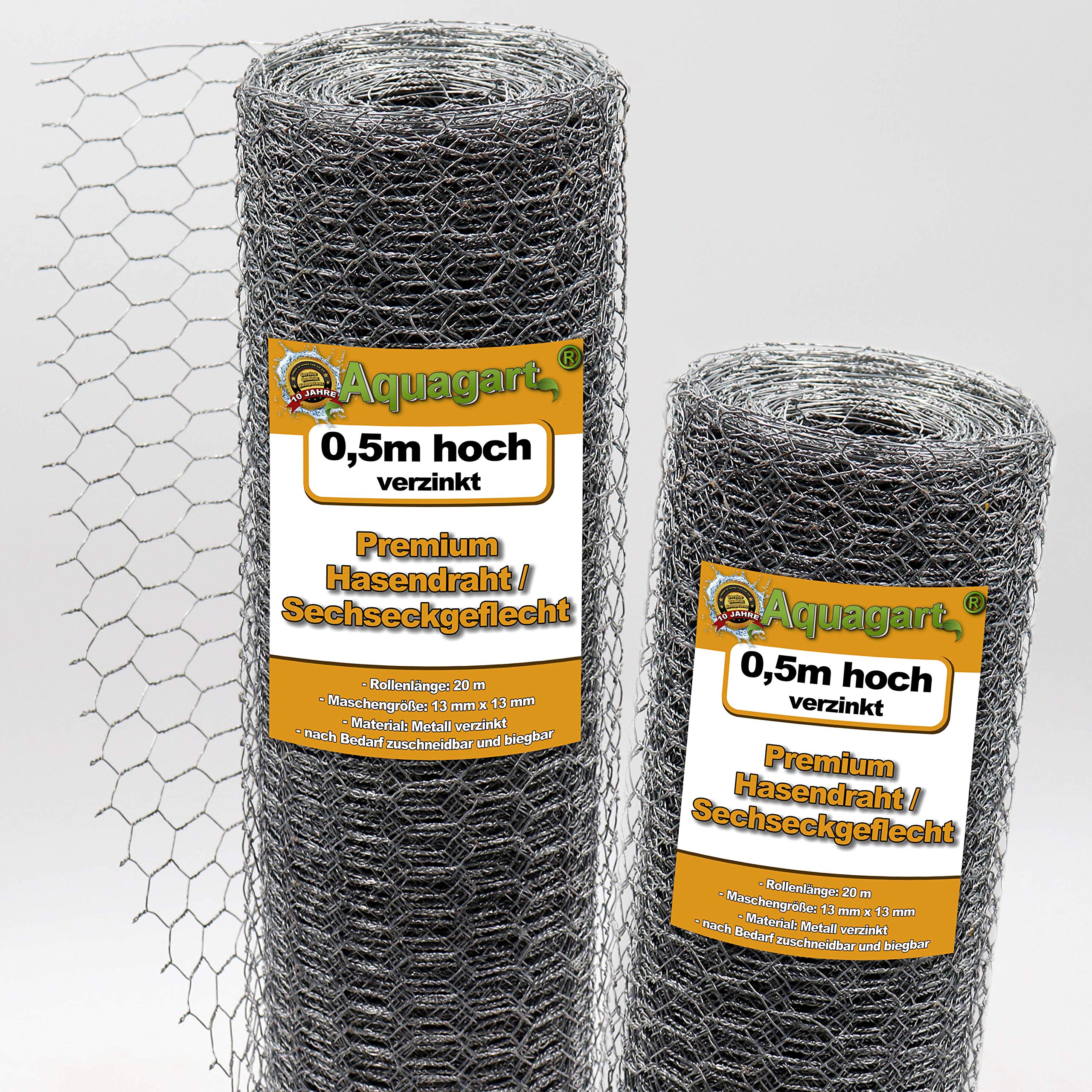 aquagart-maschendrahtzaun-sechseckgeflecht-13x13-mm-50-cm-x-20-m image 1