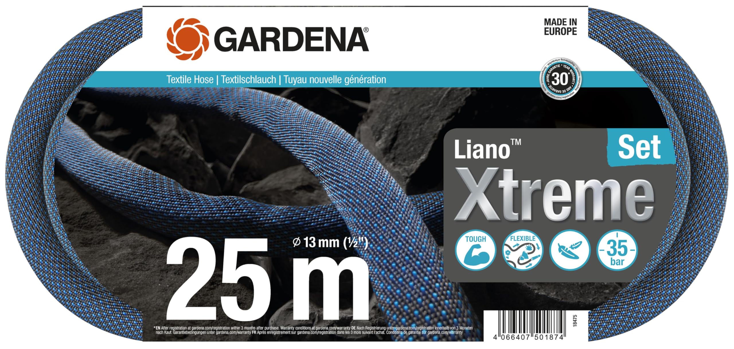 gardena-liano-xtreme-1-2-zoll-gartenschlauch-set-25-m-18475-20 image 1