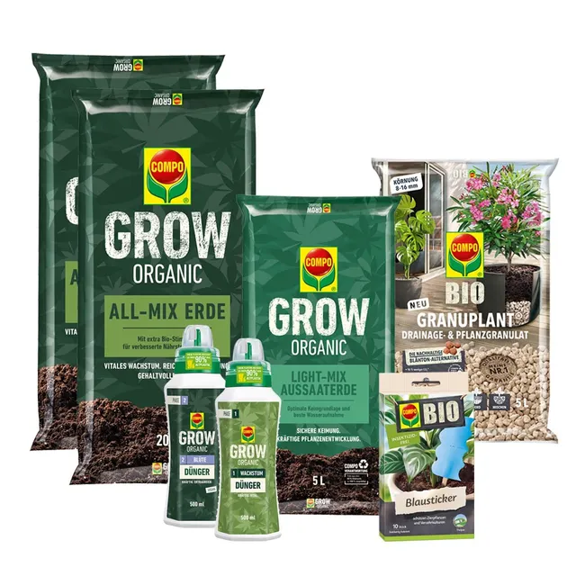 compo-grow-organic-box-m-organischer-d-nger-set-f-r-aussaat-wachstum-und-bl-te image 1