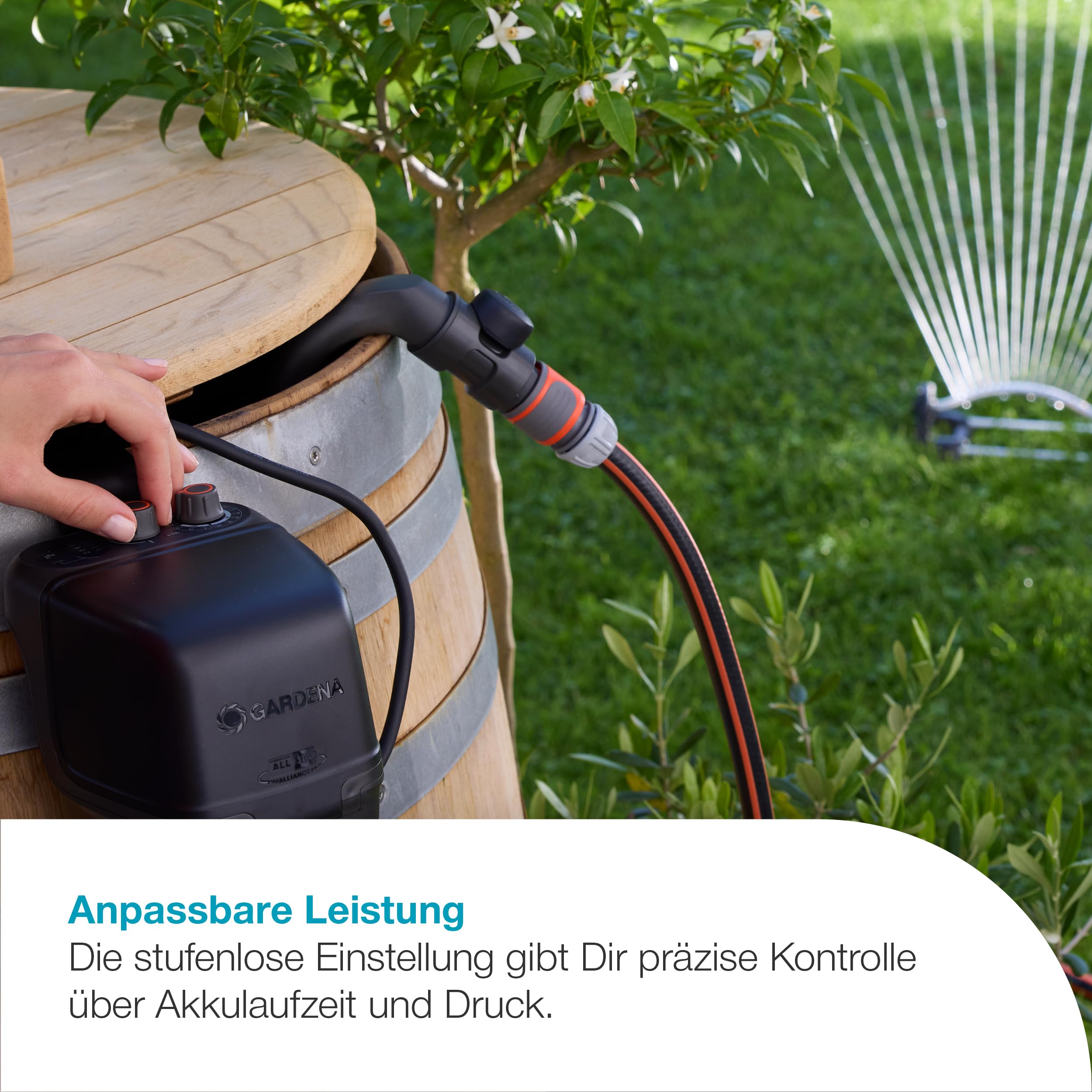 gardena-akku-regenfasspumpe-2400-comfortautomatic-18v-p4a-ready-to-use-set image 4