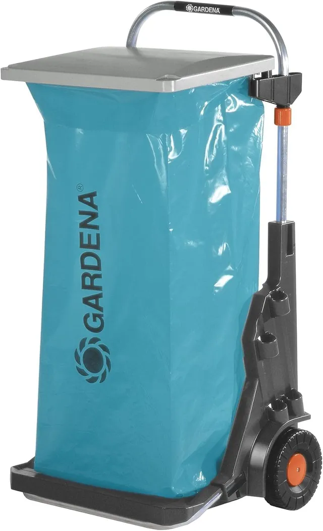 gardena-gartenmobil-232-20-transportwagen-mit-sackkarre-und-m-llsackhalter image 1