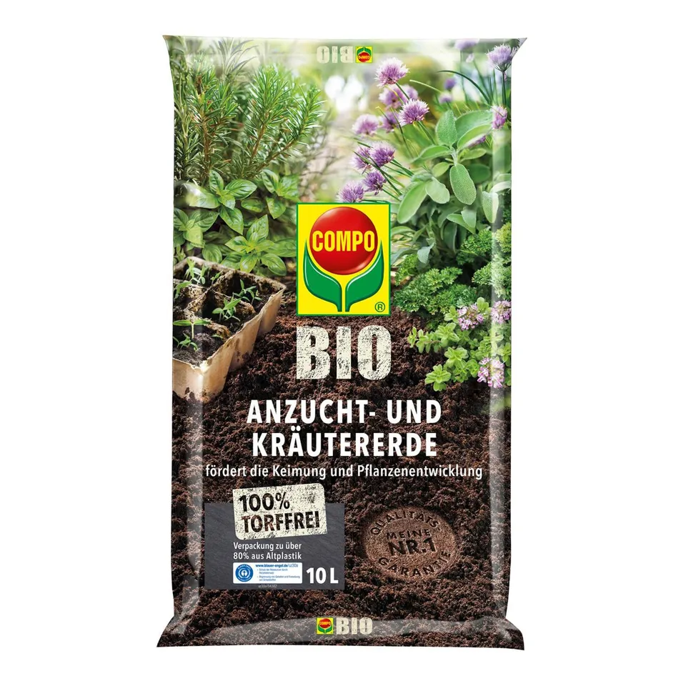 compo-bio-anzucht-und-kr-utererde-10-l-torffrei image 1
