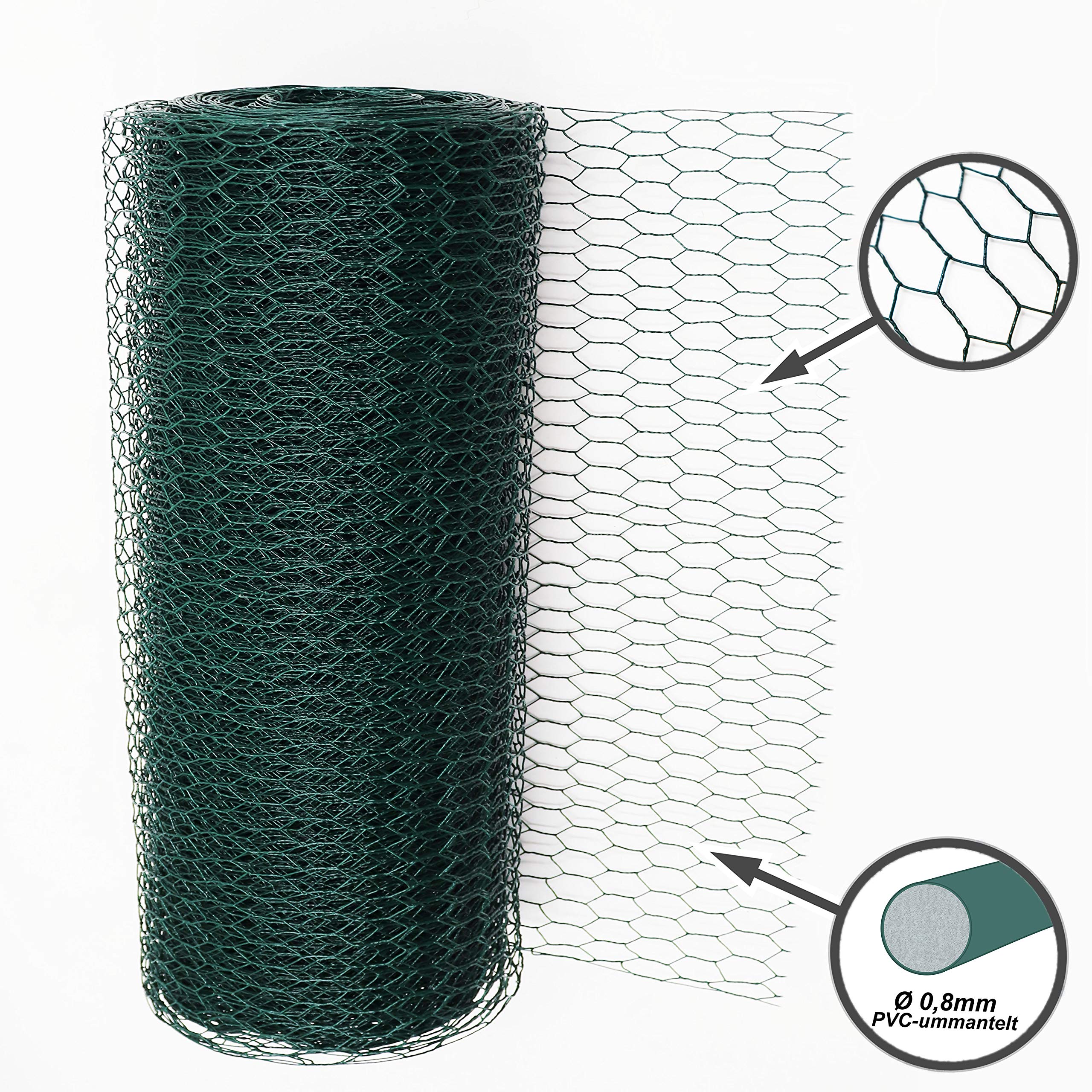 aquagart-maschendrahtzaun-sechseckgeflecht-80-m-x-0-5-m-13x13-mm-gr-n image 2