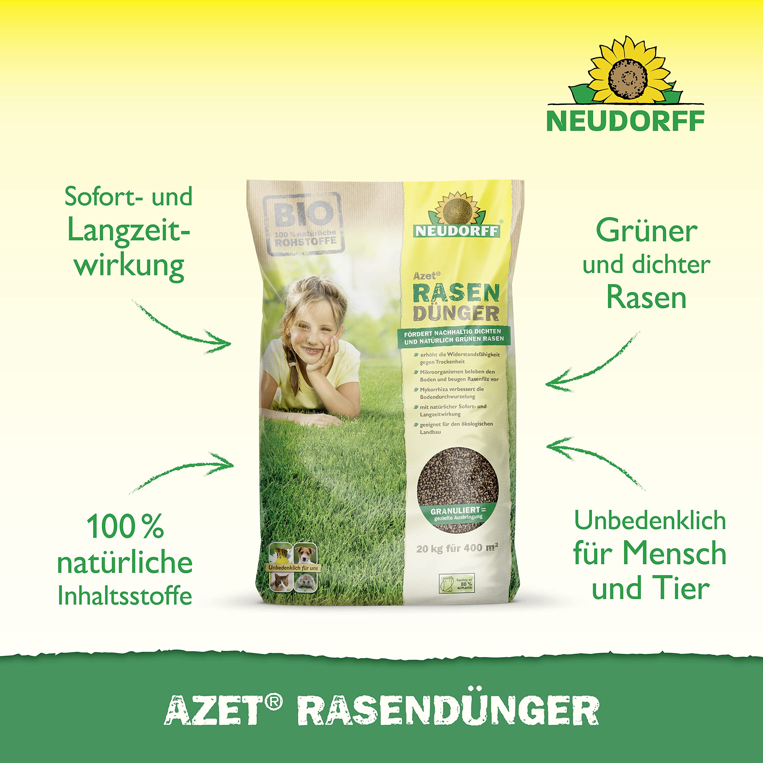 neudorff-azet-rasend-nger-20-kg-bio-f-r-400-m-npk-mit-langzeitwirkung image 2