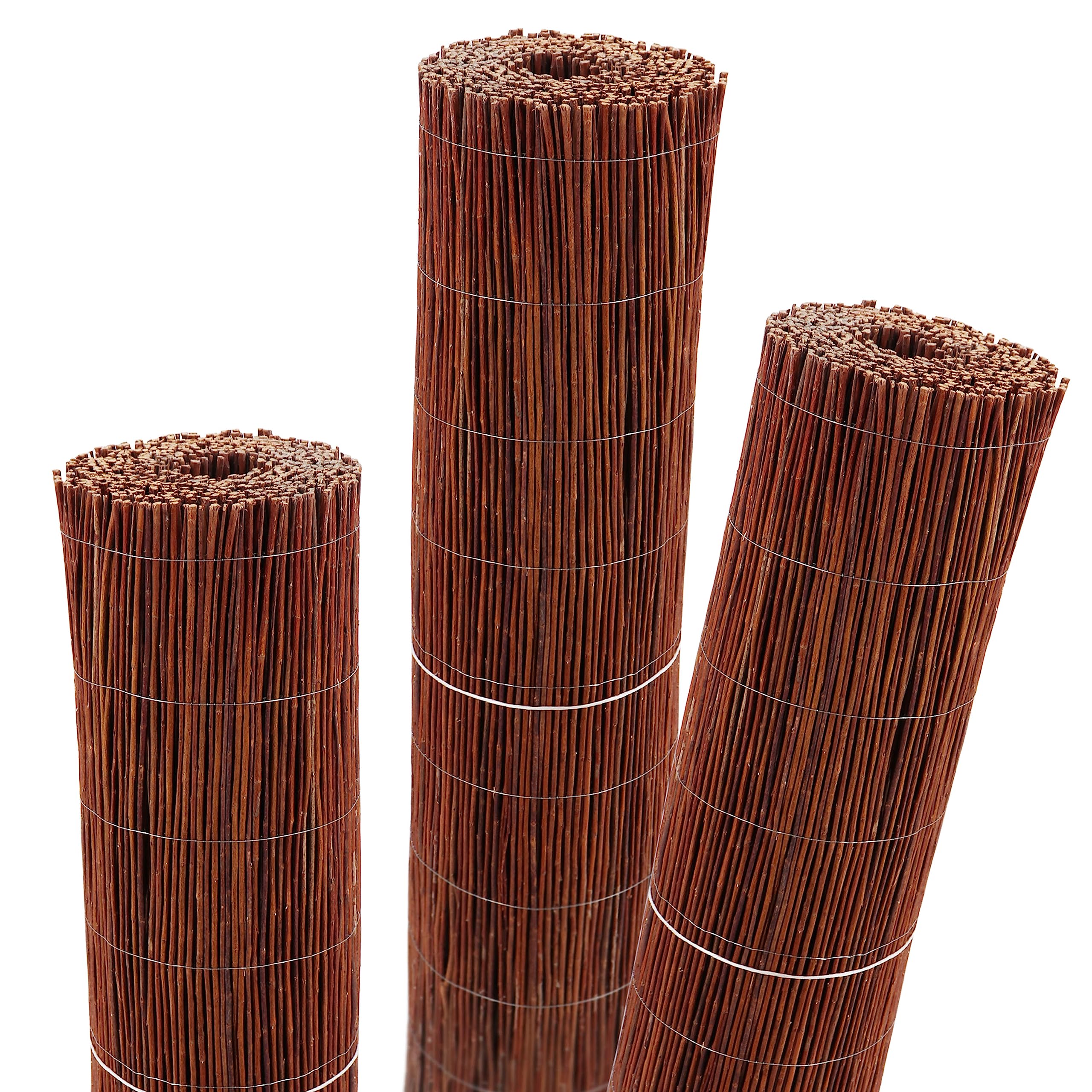 aquagart-weidenmatte-5-m-x-150-cm-sichtschutzmatte-aus-weide-mit-drahtumspannung image 1