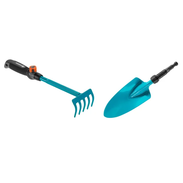 gardena-combisystem-kleinger-te-set-17354-60-blumenkelle-blumenrechen-griff image 1
