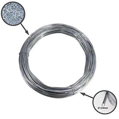aquagart-spanndraht-3-0-mm-verzinkt-375-m-f-r-wild-weide-und-maschendrahtzaun image 7