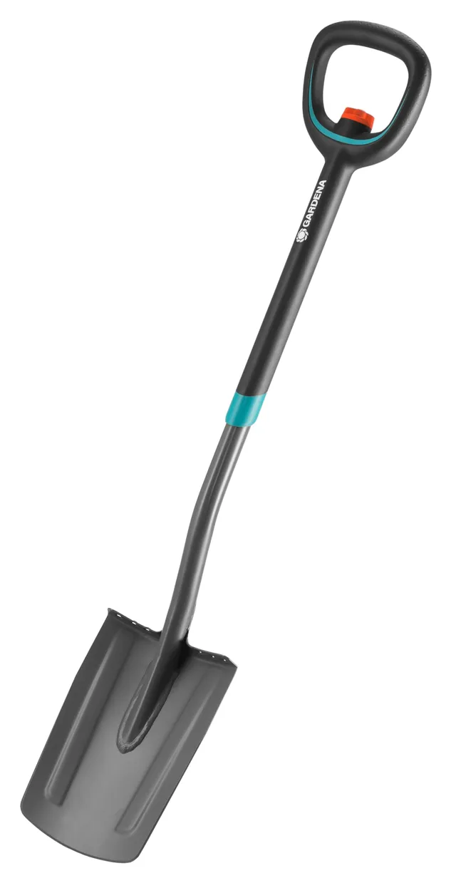 gardena-ergoline-teleskop-spaten-17020-20-qualit-tsstahl-mit-d-griff image 1