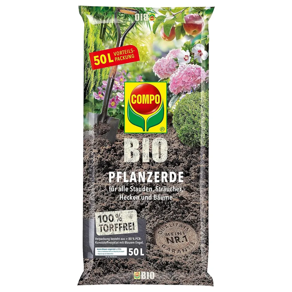 compo-bio-pflanzerde-torffrei-50-l-humusreiches-substrat-mit-5-wochen-n-hrstoffe image 1