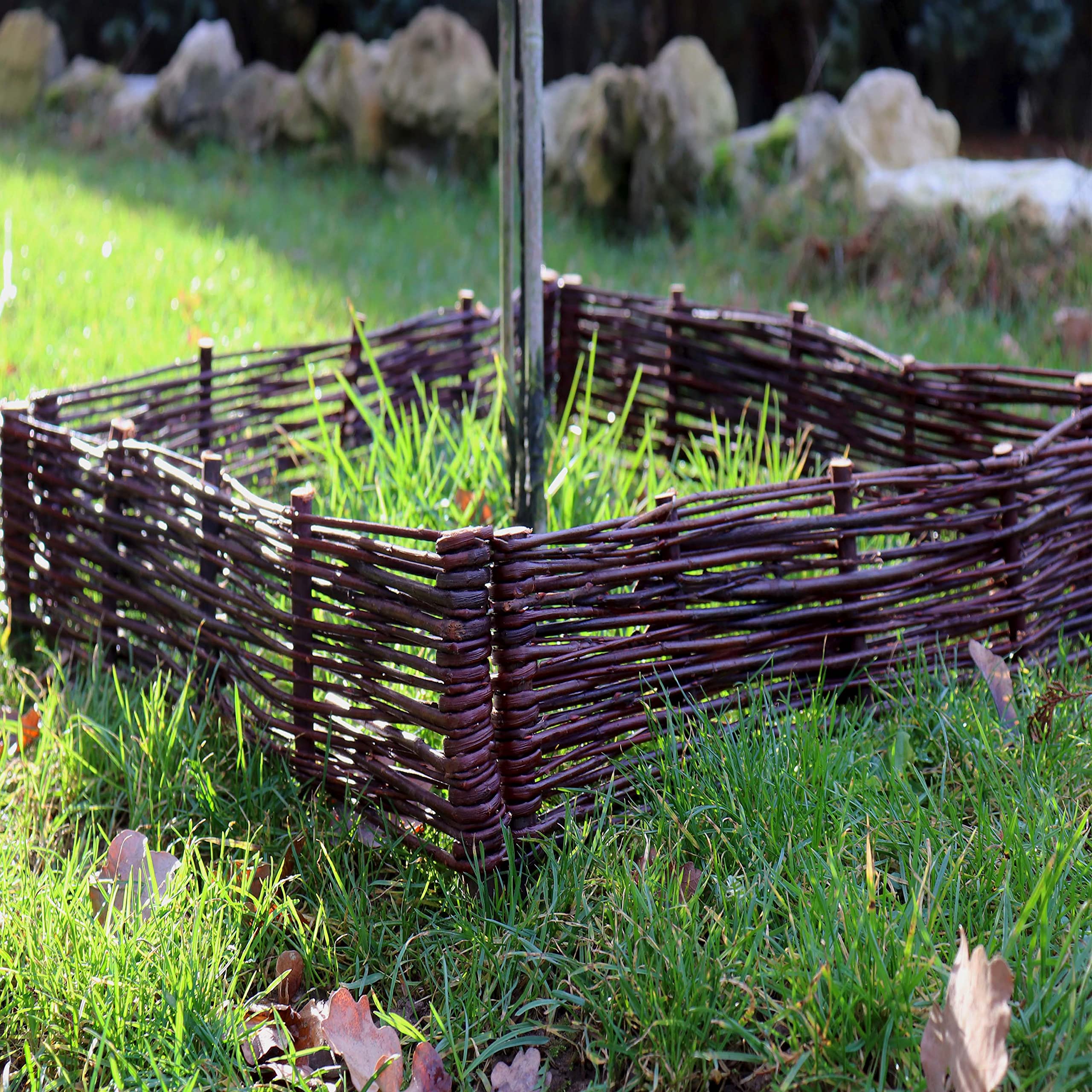 aquagart-beeteinfassungen-aus-weide-5-st-ck-30x100-cm-beetbegrenzung-steckzaun image 5