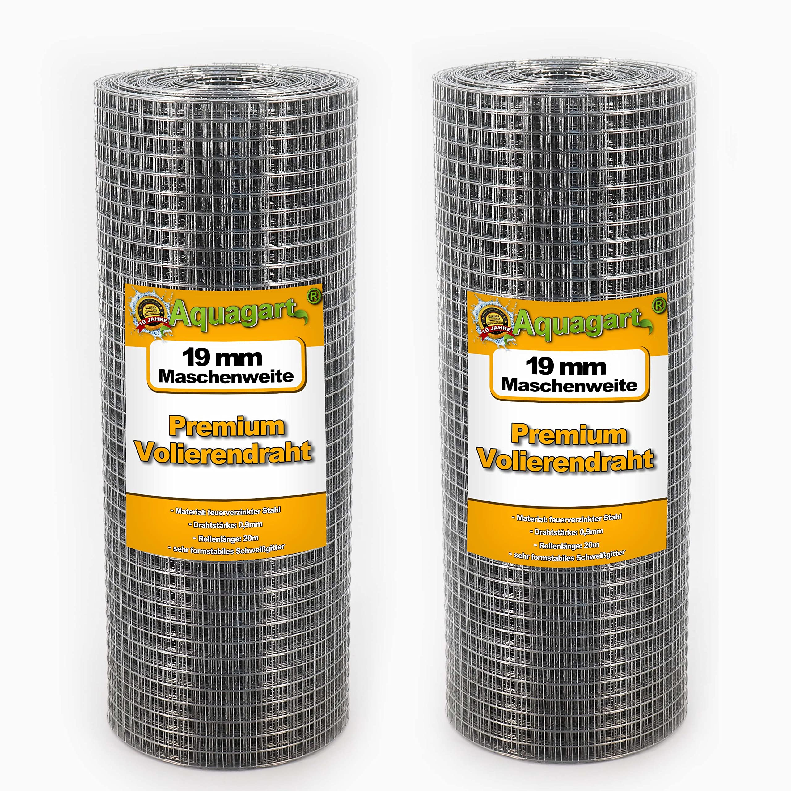 aquagart-volierendraht-hasendraht-100-m-x-0-5-m-19-mm-masche-verzinkt image 1