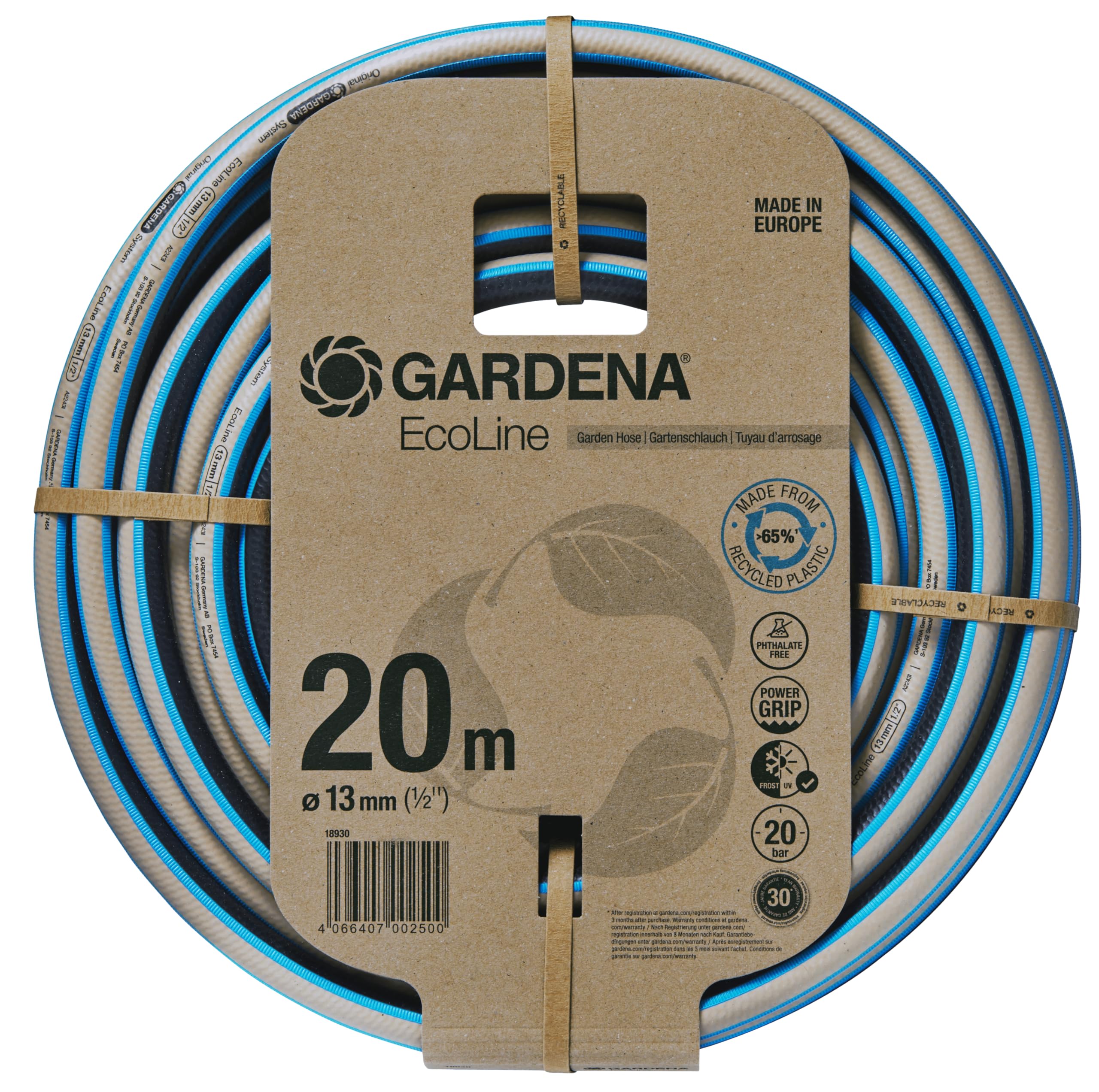 gardena-ecoline-schlauch-1-2-zoll-20-m-ohne-systemteile-18930-20 image 1